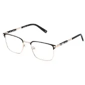 FILA Lunettes de Vue - - VFIA15 - Métal - Or rose/Noir - Pont 20 mm / Branches 145 mm