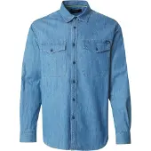 Replay : chemise en jean bleu avec poches poitrine