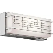 Elstead Lighting Zolon LED Applique murale double chrome IP44 (1200 lm)