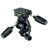 Manfrotto 3 Way Standart 808rc4 410pl Type Rc4 Tripod Noir