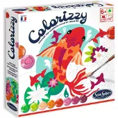 SentoSphere Peinture par numéros Set Koi Carpe Acrylique Enfants