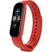 Cover-Discount Xiaomi Mi Band - Bracelet sport en silicone rouge (TPU), Sangles de montre, Rouge