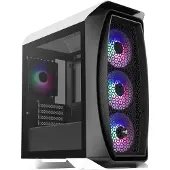Aerocool ATX Semi-Tour Calculatrice Aero One Mini Frost RGB