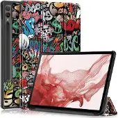 Cover-Discount Galaxy Tab S9+ - Étui Smart Tri-fold BD (Samsung Galaxy Tab S10+, Samsung Galaxy Tab S9+), Étui pour tablette, Multicolore