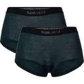 Super.natural Tundra 175 Boyfriend Boxers 2 Units Bleu M Femme