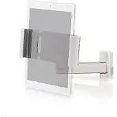 TabLines TWC002 Support mural pivotant pour tablette Click, blanc, Support de tablette, Blanc
