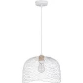 Nova Luce Lampe cage Lyron blanc