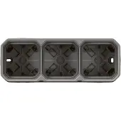 Legrand Boitier 3p H/v Gris