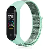 Cover-Discount Xiaomi Mi Band 7 - Bracelet de remplacement en tissu nylon (Nylon), Sangles de montre, Turquoise