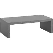Wohnling Table basse 110x55x35 cm Gris Table basse aspect béton Intemporel Design Table de salon rectangulaire Table de salon Simple Grande table basse