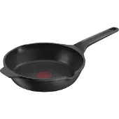 Tefal Aroma On - Poêle à frire de fonte d'aluminium 24 cm Revêtement anti-adhésif en titane et Thermosport, adapté à tous les feux, fond épais adapté à l'induction.