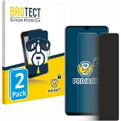 BROTECT Film anti-regards Anti-Spy Privacy Film de protection contre la lumière bleue (Mate 20 X), Téléphone portable : film de protection, Bleu