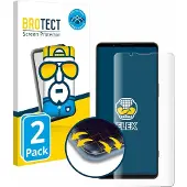 BROTECT Protection d'écran intégrale (Sony Xperia 1 VI), Téléphone portable : film de protection, Transparent