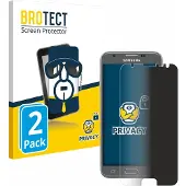 BROTECT Film anti-regards Anti-Spy Privacy Film de protection contre la lumière bleue (Samsung Galaxy J3 2017 (version US)), Téléphone portable : film de protection, Bleu