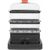 Livoo Cuiseur vapeur 3 paniers 1200w - - DOC300 -