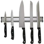 Kitchencraft Kitchen Craft Porte-couteaux magnétique en fonte de luxe, chromé
