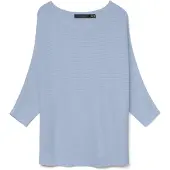 Vero Moda Nora 3/4 Sweater Bleu L Femme