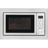 Exquisit EinbauMikrowelle 51.5cm 900/1100/2500W 25L edelstahl EMW 2539.1 HI
