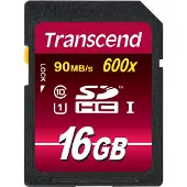 Transcend SDHC 16Go Class10 UHS-I 600x Ultimate