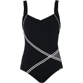 Sunflair Maillot de bain noir / blanc