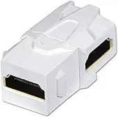 Lindy Raccord double Keystone HDMI vers, Adaptateur vidéo, Blanc