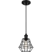 WESTINGHOUSE Suspension Nathan noir mat avec 1 source lumineuse