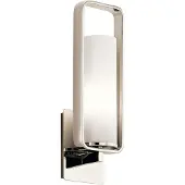 Kichler Applique moderne avec abat-jour ovale chromé City Loft 1xE27 60W
