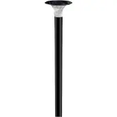 V-TAC Lampe solaire extérieure avec détecteur de mouvement 15W 2200lm IP65 noire VT-413-B