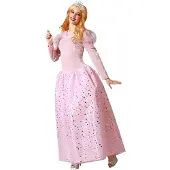 Atosa Fairy Godmother Woman Costume Rose XS-S Enfants
