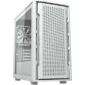 Cougar Boîtier PC UNIFACE White Mini Tower Mesh Front Panel 1x 120mm Fan TG Left Panel