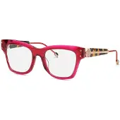Philipp Plein Lunettes de Vue - - VPP125S - Rosso trasparente - Acétate - 52/19/140