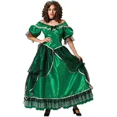 Atosa Southern Belle Woman Costume Vert M-L Enfants