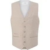 s.Oliver Black Label Gilet de costume beige clair