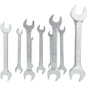 Ks Tools Jeu de clés à fourche double 10 pcs. 8-32mm (10 mm, 12 mm, 13 mm, 14 mm, 15 mm, 16 mm, 17 mm, 18 mm, 19 mm, 20 mm, 21 mm, 22 mm, 23 mm, 24 mm, 27 mm, 30 mm, 32 mm, 8 mm)