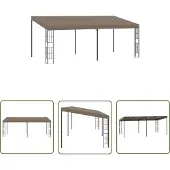The Living Store Pavillon mural 6x3 m taupe tissu