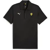 Puma Ferrari Race Short Sleeve Polo Noir S