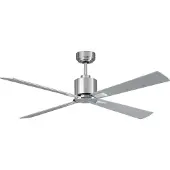 Lt-luce Ventilateur de plafond en acier inoxydable Airfusion Climate I Ø132cm