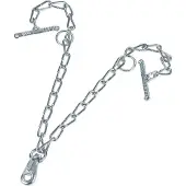 Kerbl Maillon double , avec mousqueton et manette, 6 mm
