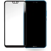 Mobilize Cadre noir Verre (Huawei P20 Lite), Téléphone portable : film de protection, Noir