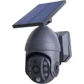 Light & More Lampe solaire, caméra de surveillance, détecteur de mouvement, LED