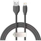 Baseus Câble Usb vers Lightning Jelly, 2.4A 1.2M (Noir)
