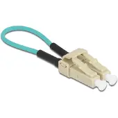 DeLOCK LWL Loopback Adapter LC / OM3 Multimode beige -