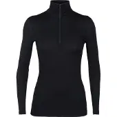 Icebreaker Merino 200 Oasis Long Sleeve Base Layer Noir XL Femme