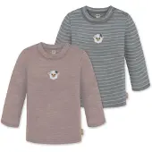 Normani T-Shirt 'Taupo' gris / gris chiné / rose / blanc