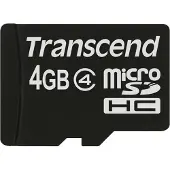 Transcend Micro Sdhc 4gb Class 4 Memory Card Multicolore