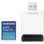 Samsung SDXC PRO Plus 512 Go 130 Mo/s + Lecteur USB