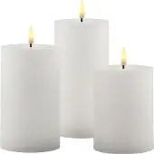 Sirius Home Lot de 3 bougies LED exclusives Sille