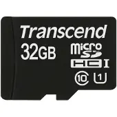 Transcend - Carte mémoire flash - 32 Go - UHS Class 1 / Class10 - microSDHC
