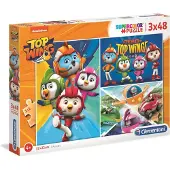 Clementoni 3X48 pièces puzzles Top Wing 25241X6
