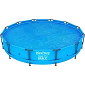 Bestway Bâche à Bulles Isolante Ø 366/396 cm Piscine Ronde